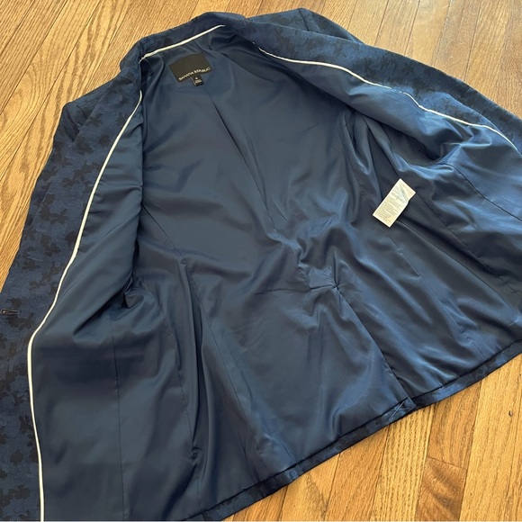 Banana Republic Wool/Cotton Blend Notch Collar Jacket/Blazer Single Button Size6 - Picture 4 of 7